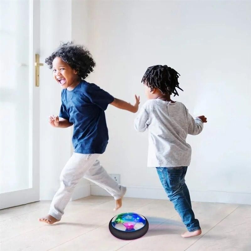 19cm Suspension Football Toy Flashing LED Light Hover Soccer Indoor Outdoor Fun Sports Games Electric Air Power Ball Kids Toys