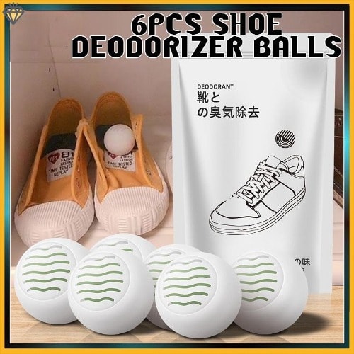 Shoe Deodorizer Balls Odor Remover - 6pcs