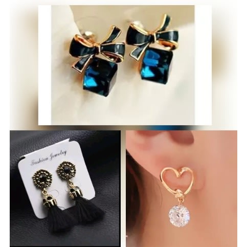 Portable Earrings - 3 In 1