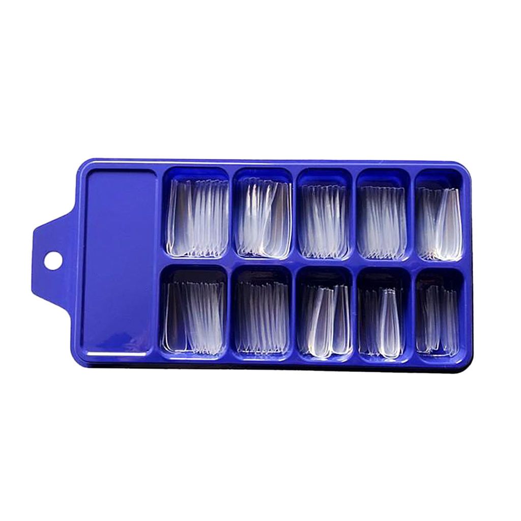 Ballerina Coffin  Nails Press On Nails For DIY Nail Transparent