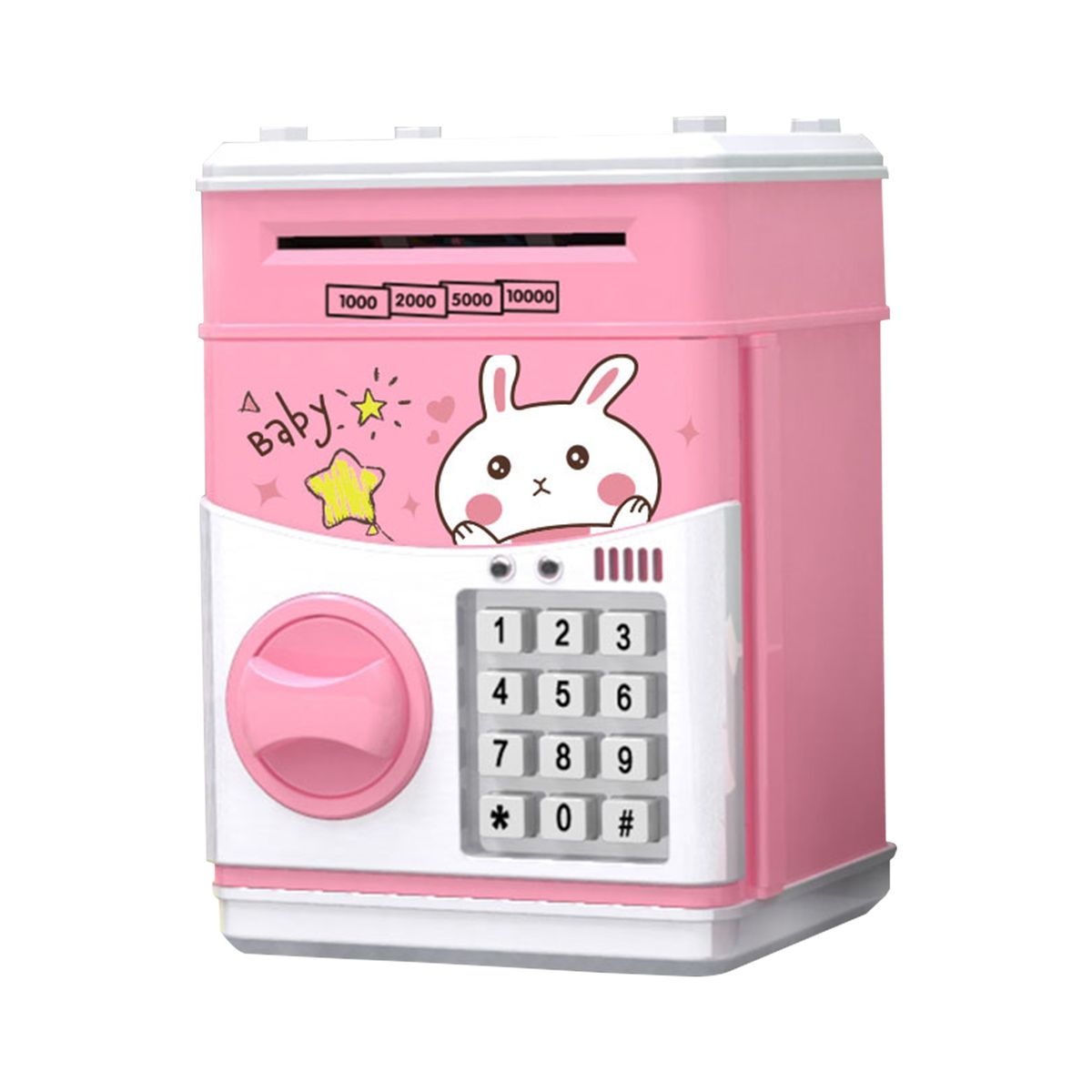 Electronic Piggy Bank Mini ATM Password Money Bank Cash