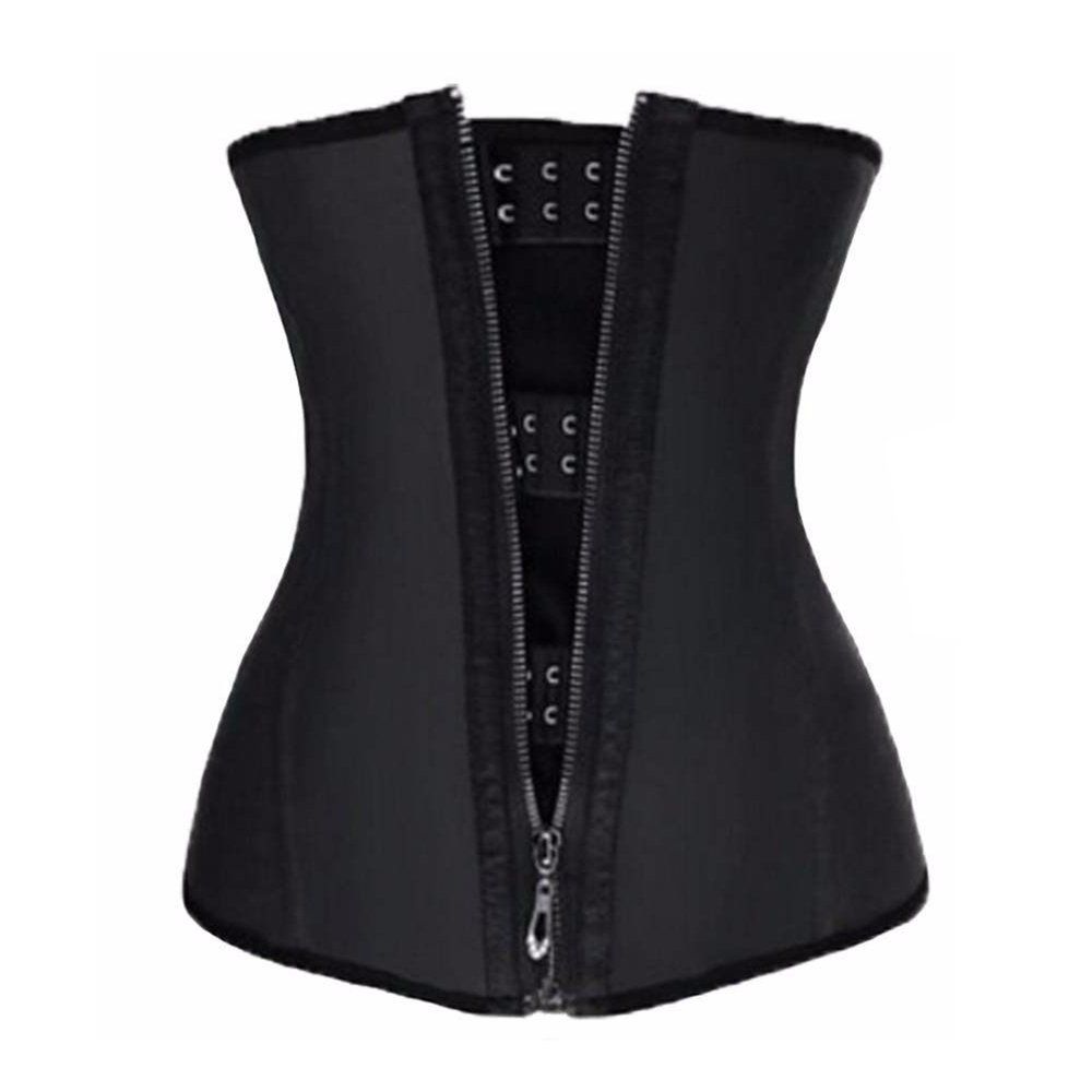 Waist Trainer Belt Body Shaper Breathable Women Corsets Top Slimming Black XL