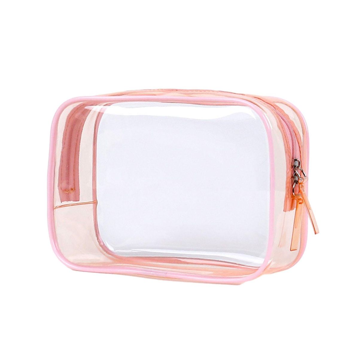 PVC Cosmetic Storage Bag Transparent Saving Space Handbag
