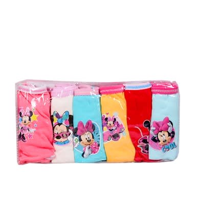 Minnie Mouse Graphic Pant- Multicolour- 6 In 1 Pack