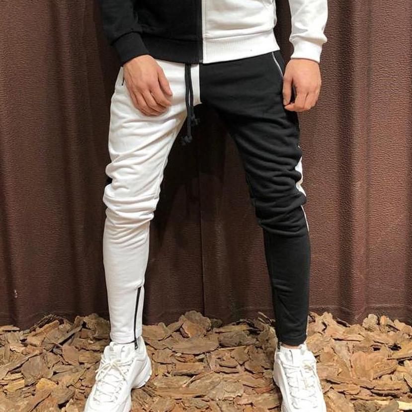 Hot New Jogging Casual Man Pants Fitness Men Sports Clothing Trucks Adjusted Trousers Pants Black Gyms Jogger Pants