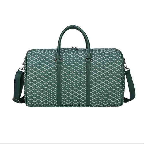 PU Leather Leisure Travel Bag - Green