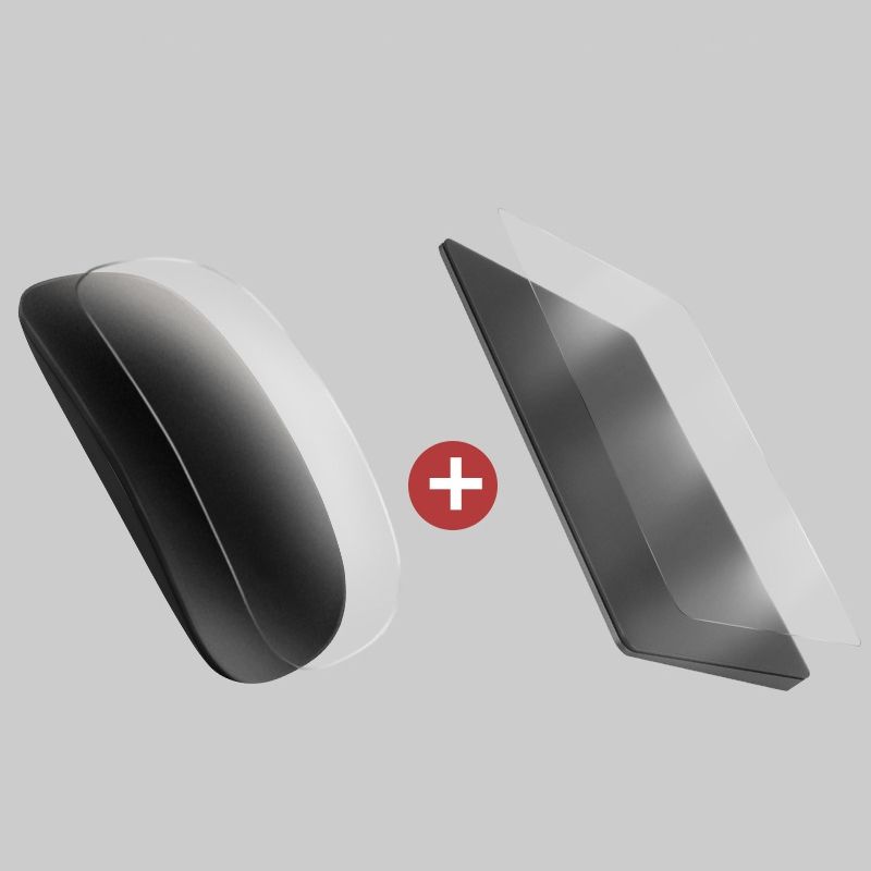 2 PCS 2 In 1 Mouse Front Film For Apple Magic Trackpad 2 + Touch Film For IMac Protective Film Sticker Set