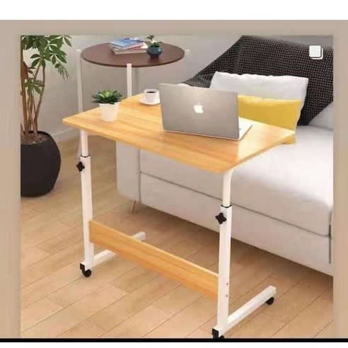 Adjustable Movable Laptop Table And Bedside Table - 80 by 40cm