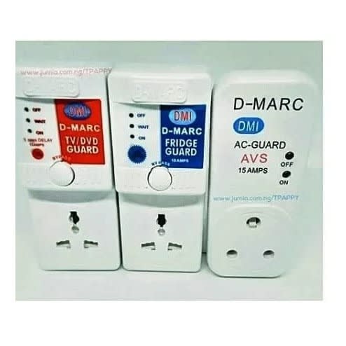 D-marc Fridge Guard 13amp + Tv-Audio-Guard 13amp+ Ac Guard Avs 15amps