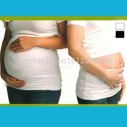 Expecting Comfort Pregnancy Support Band - White