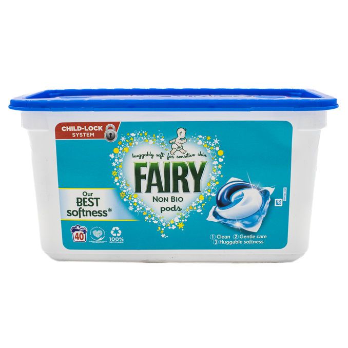 Non Bio Pods Washing Liquid Capsules 40 Washes