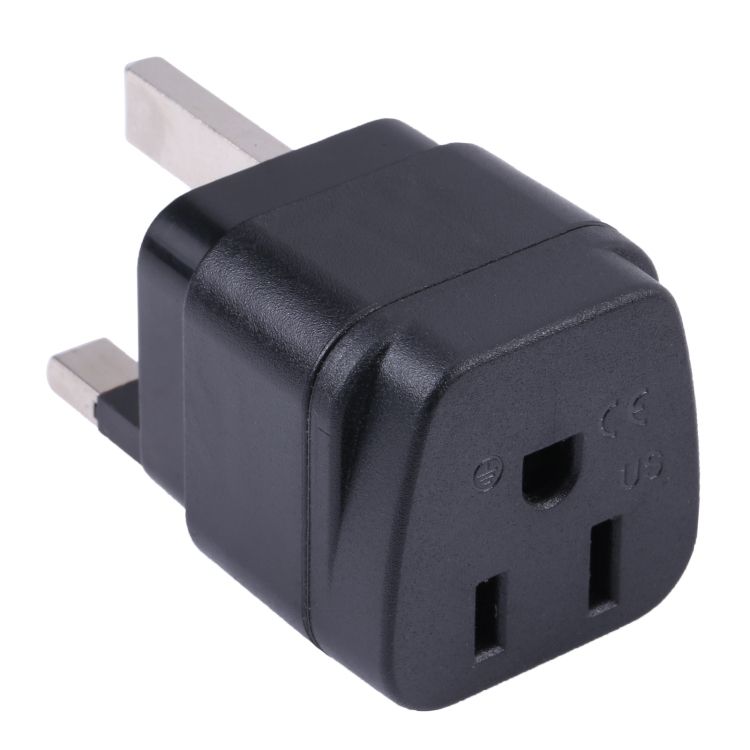 Three-hole US To UK Plug Socket Power Adapter With Fuse