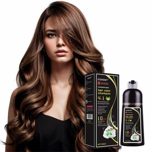 4 In 1 Hair Color Shampoo - White Turn Chocolate - 500ml