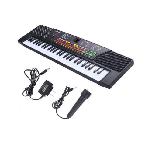 Kids' 54 Keys Keyboard With Microphone And Adapter