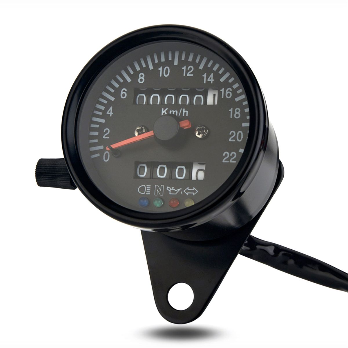 Cafe Racer Retro Custom Motorcycle Mechanical Speedometer