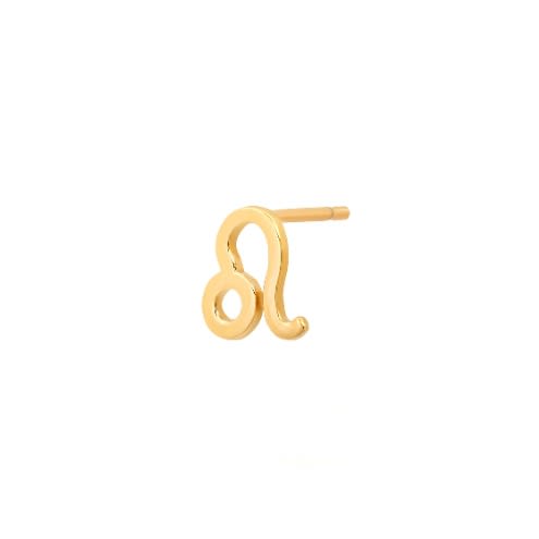 Gold Plated Leo Earring