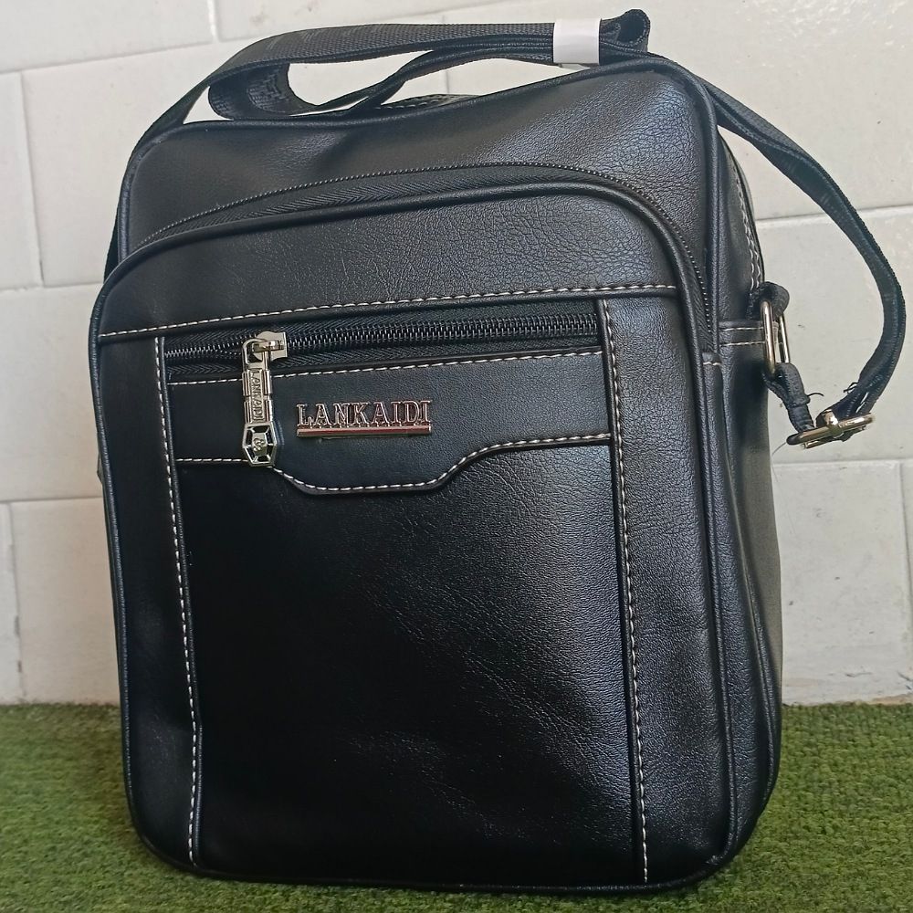 Unisex Leather Crossbody Shoulder Bag