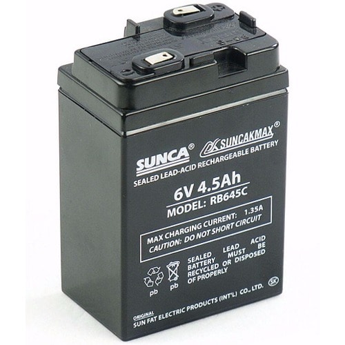 4.5ah Rechargeable Fan Battery - 6V