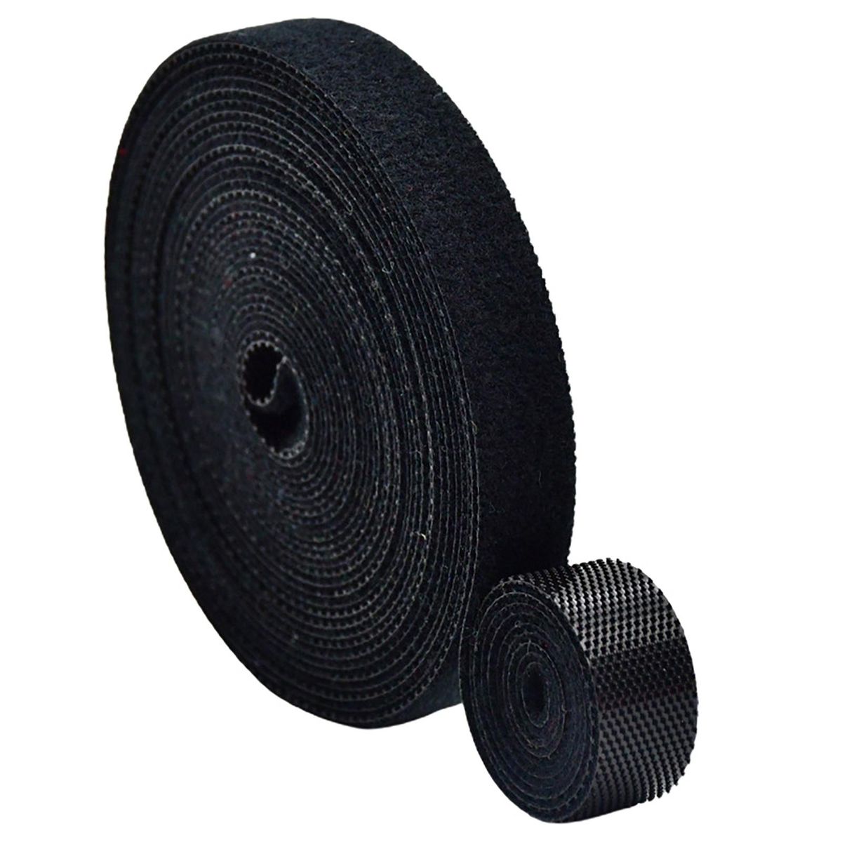 1 Roll Plant Tie Fastener Tape Design Data Cable Bundling Belt Black