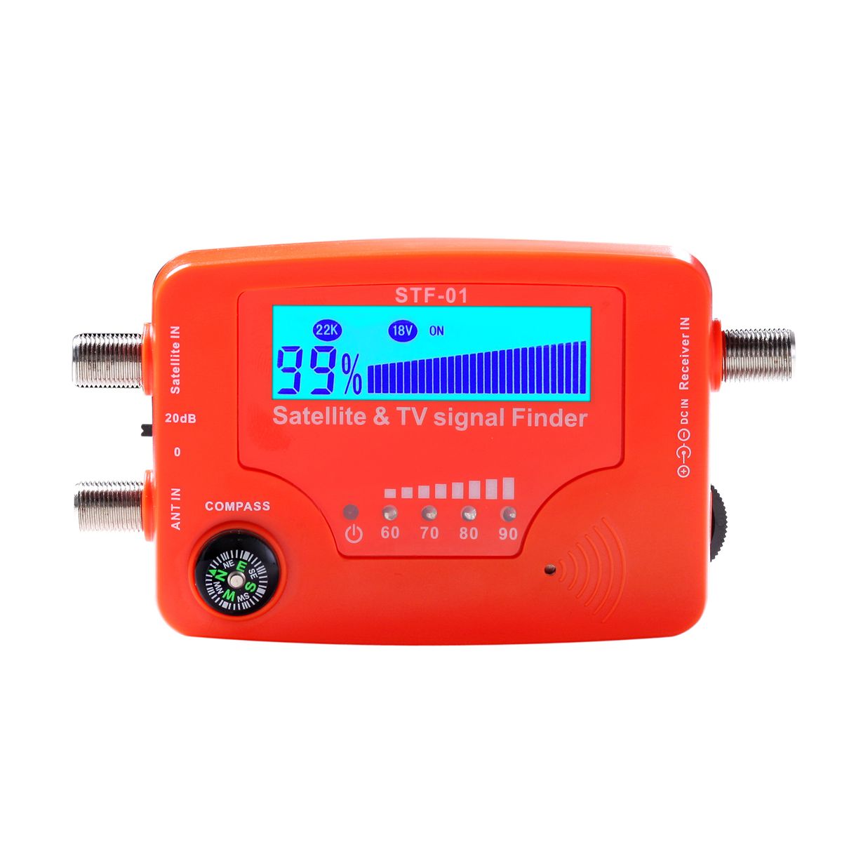 2 In 1 Satellite And TV Signal Finder LCD Digital Satellite