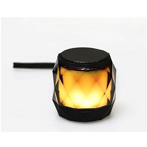 Bluetooth Speaker Diamond Colorful 4.0 Stereo Bass Volume Control Wireless Portable Speaker Support TF Card USB AUX FM Radio Mic Hands-Free Call For IOS Android Phone HT-S