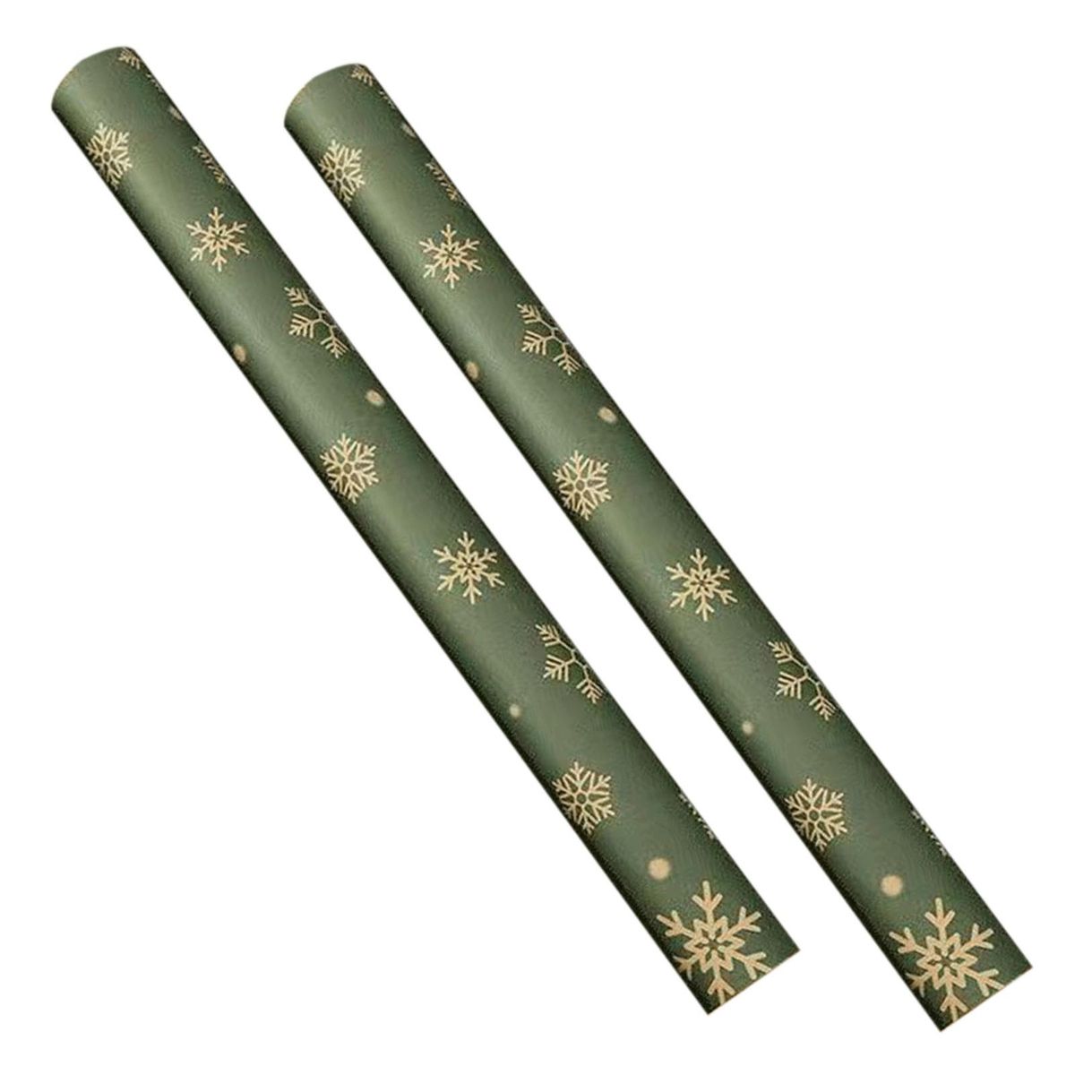 Festive Christmas Gift Wrap 2-pack Festive Xmas Wrapping for Gift Green