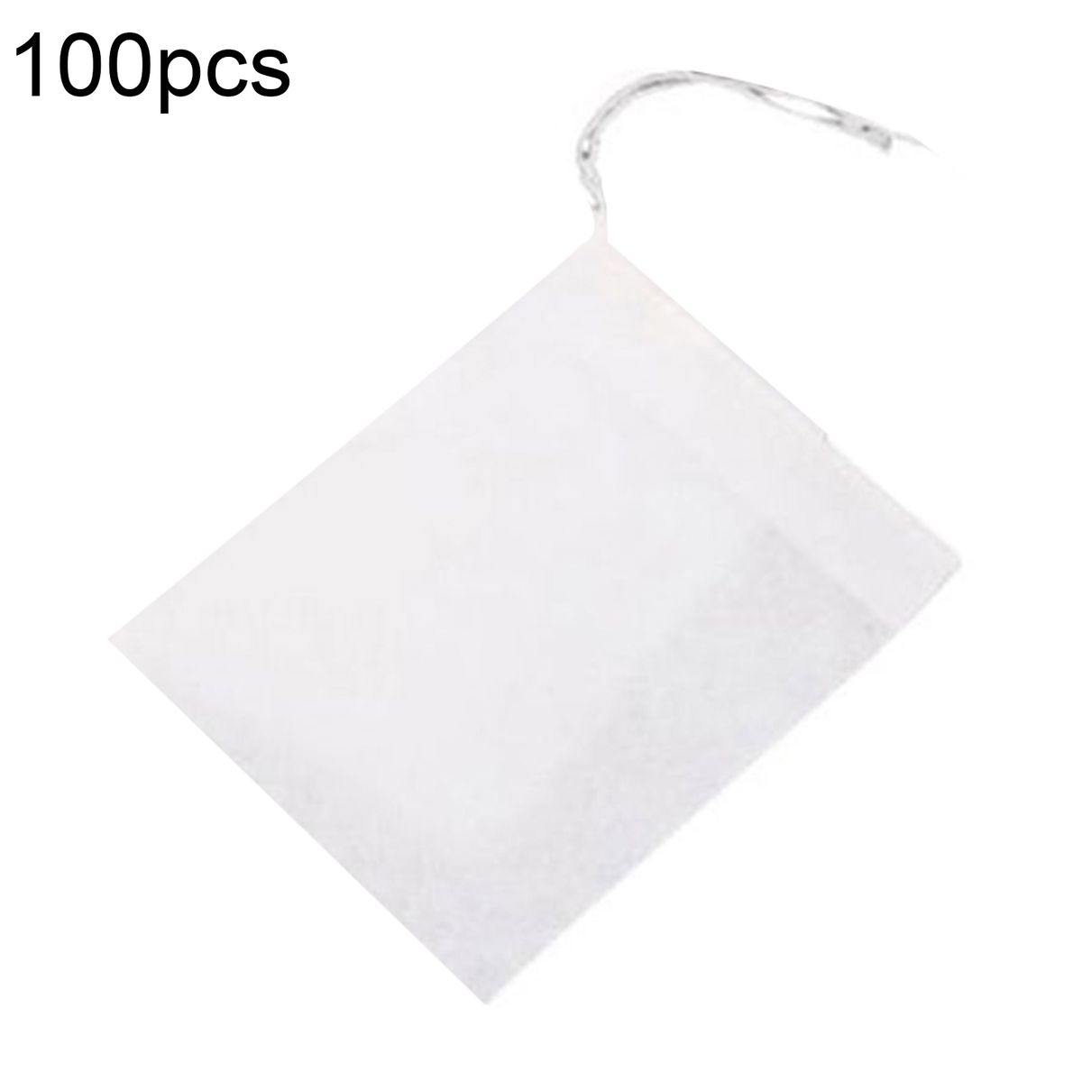 100Pcs Non-woven Empty Teabags String Heat Seal Filter