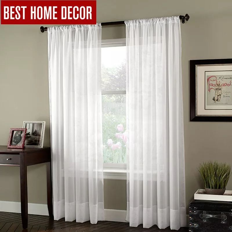 High Quality Day Blind Curtains - White.