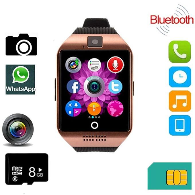 Multifunctional DZ09 Gold Smart Watch Fashion Watch for Ios Android