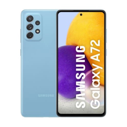 Galaxy A72 - 6.7" - 256GB ROM - 8GB RAM - 4G LTE - Dual Sim - 5000mAh - Awesome Blue