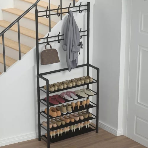 Multi-functional Shoes, Bags And Hats Rack - 5 Layers