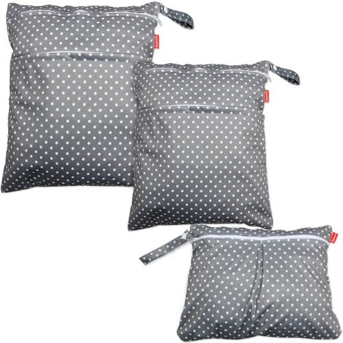 Travel Wet And Dry Bag With Handle - 3pcs