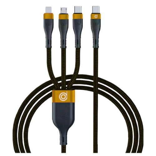 3 In 1 Type C To 3ports Super Fast Cable  - 100W