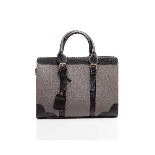 Detail Africa Handcrafted Zusi Briefcase - Grey