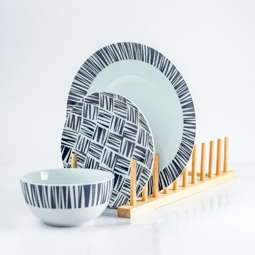 Brooklyn Porcelain Dinner Set -  12 Piece