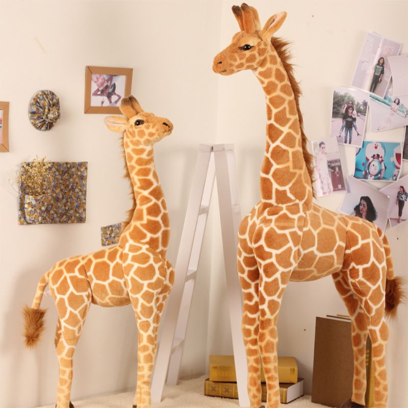 35_120cm Giant Real Life Giraffe Plush Toys High Quality Stuffed Animals Dolls Soft Kids Children Baby Birthday Gift Room Decor(#35cm)