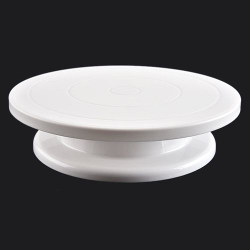 Cake Decorating Turntable Baking Cake Rotary Table Plastic Round Plate
