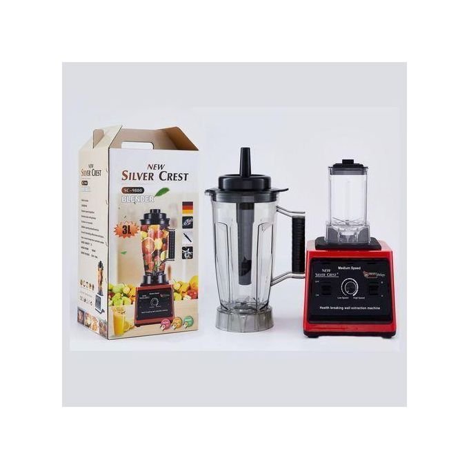 SILVER CREST Double Cup Heavy Duty High Power Blender 3L-8500Watts