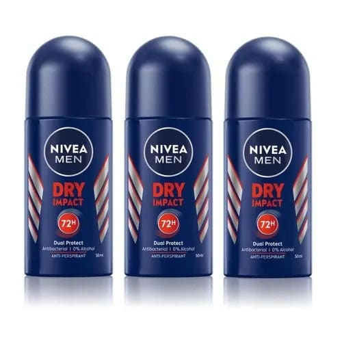 Dry Impact For Men - 72hrs - 50ml X 3 Pcs