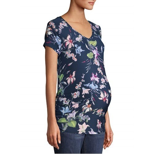 Women's Maternity Short Sleeve Blouse