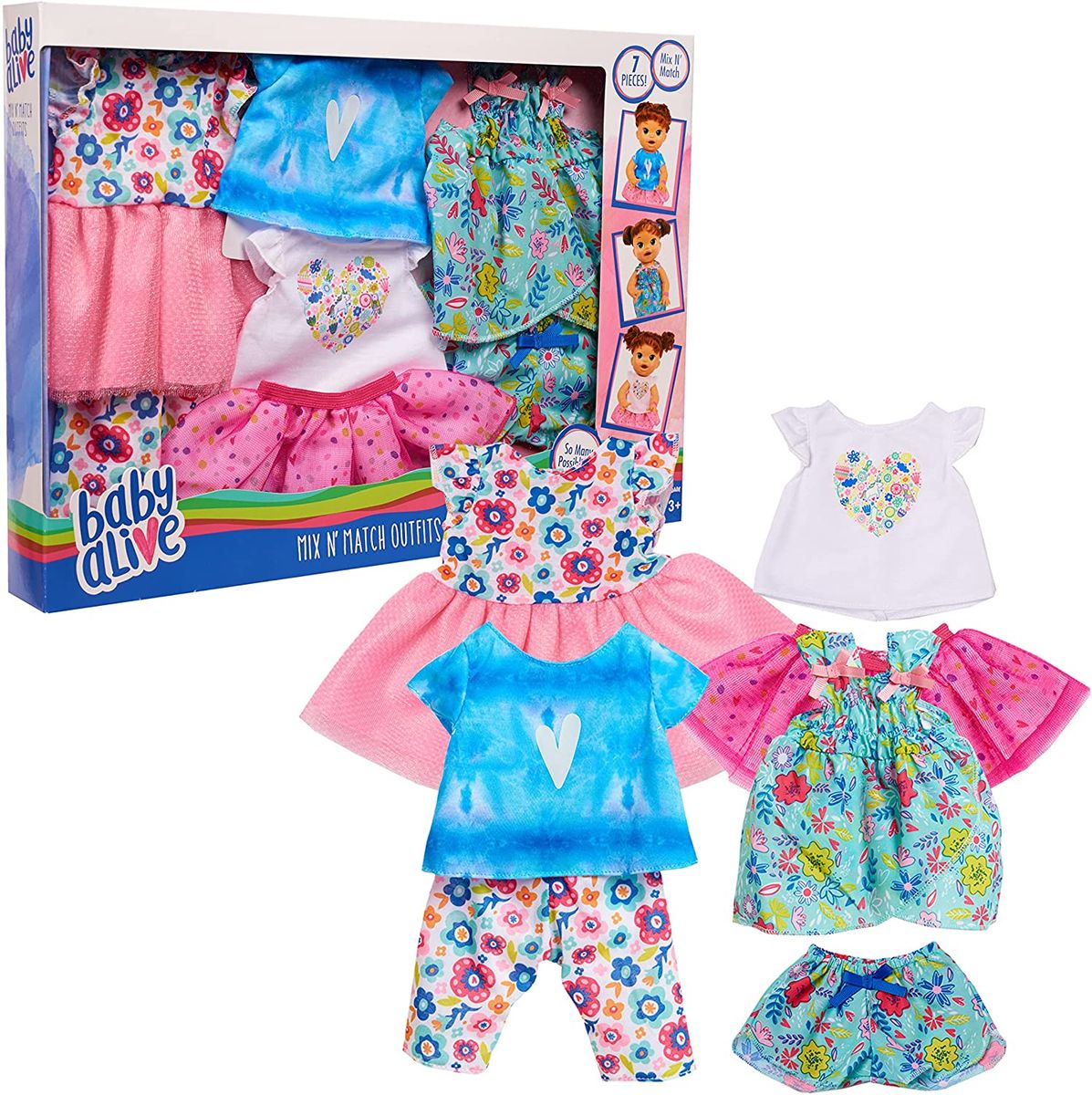 Just Play Baby Alive Mix N' Match Outfit Set