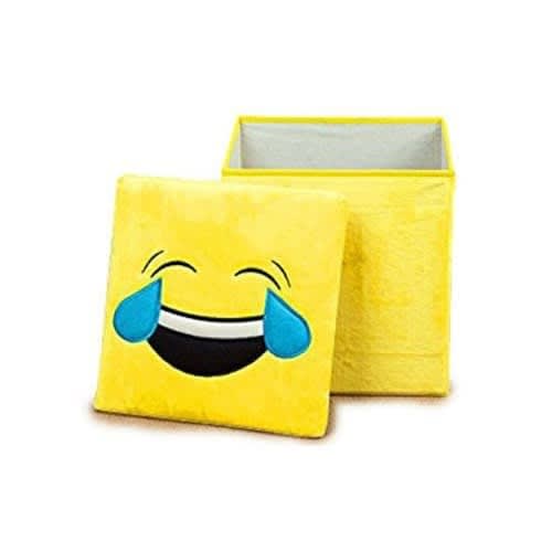Collapsible Emoji-themed Storage Box