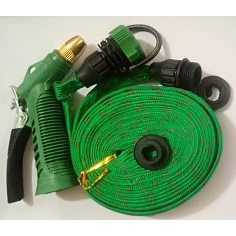 High Pressure Garden Car Hose Spray With Gun Nozzle - 20m