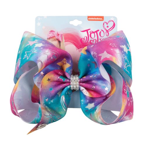 Studded Hair Bow- Multicolor