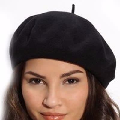 Ladies' Black Beret