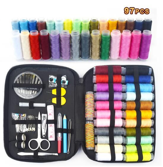 Crochet Hooks Set With Sewing Tool Kit Pins Thread Needle Set