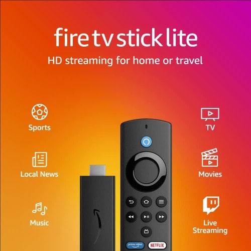 Fire Tv Stick Lite, Free And Live Tv, Alexa Voice Remote Lite, Smart Home Controls,