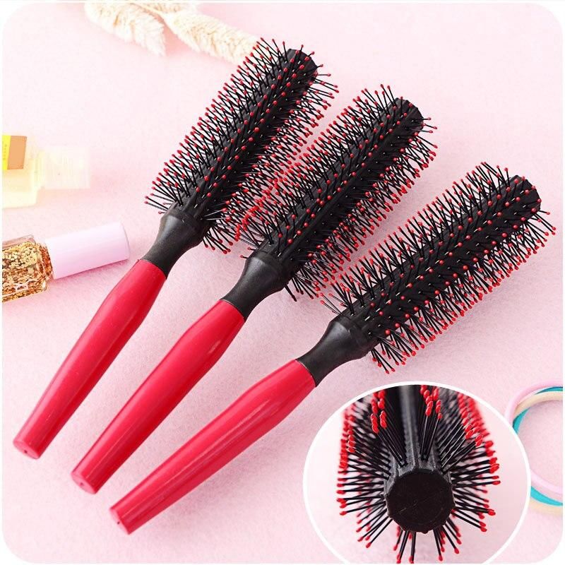 Comb Spiral Professional Plastic Round Brush  Roller Curly Hair Comb Hairstyle Massager Hairbrush Dressing Salon Barber Comb