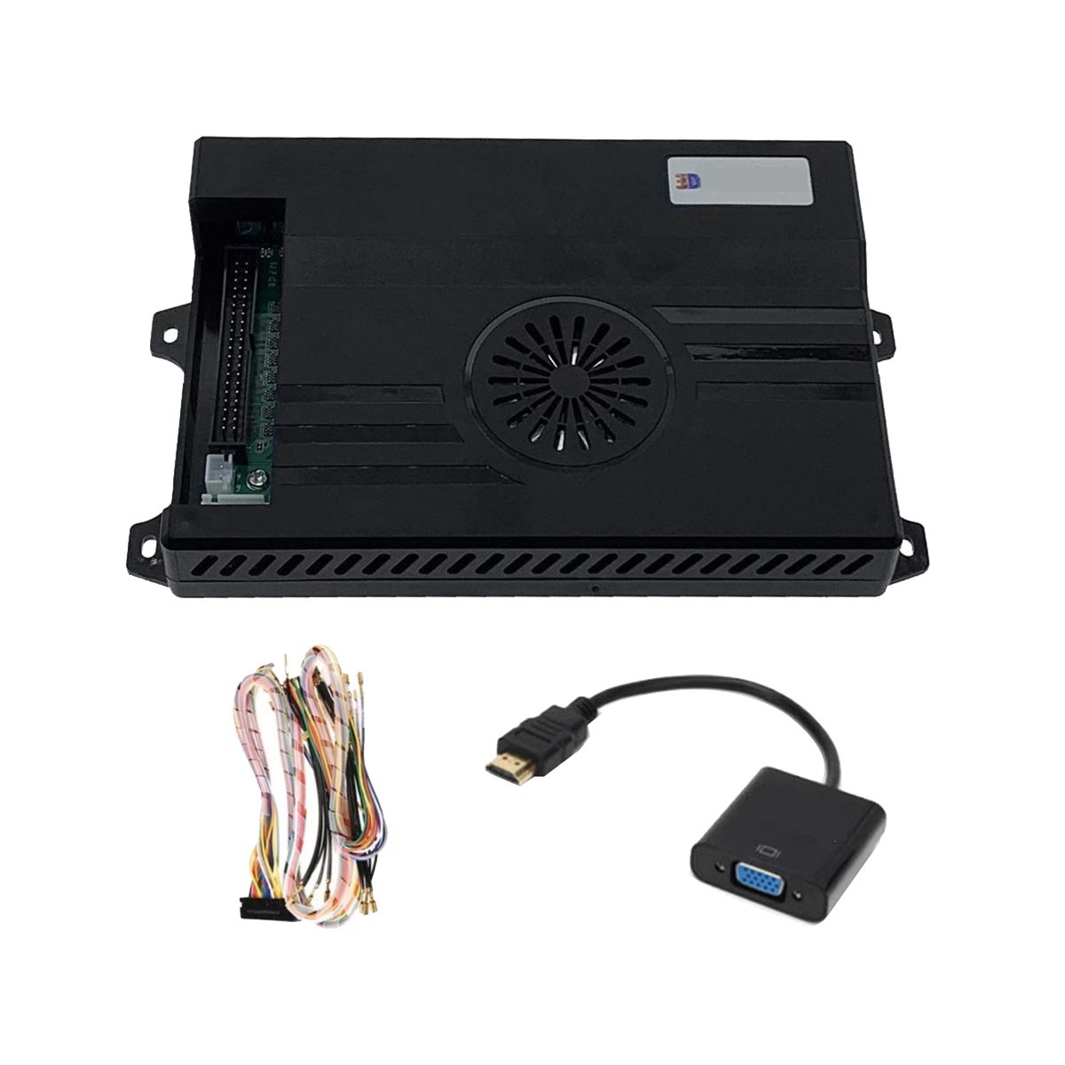 For 3D Box +4.8MM Cable 64G 8000 in 1 Arcade Game Console