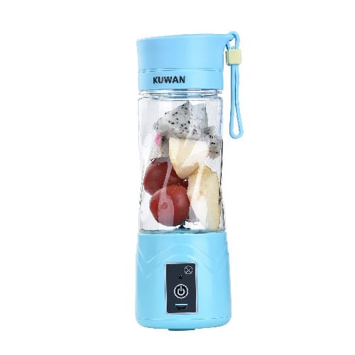 USB Rechargeable Smoothie Or Pepper Blender  - 2000mAh - 380ml- Blue